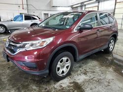 Salvage SUVs for sale at auction: 2015 Honda CR-V LX