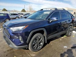 Salvage cars for sale at Littleton, CO auction: 2022 Toyota Rav4 XLE Premium