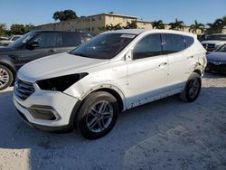 Salvage cars for sale at Opa Locka, FL auction: 2017 Hyundai Santa FE Sport