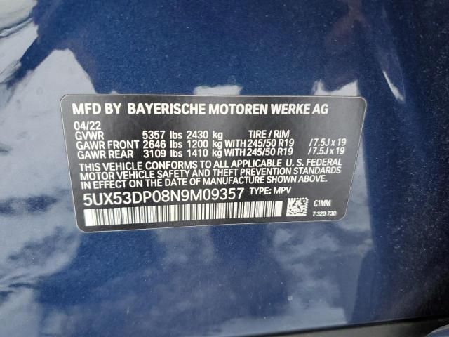 2022 BMW X3 XDRIVE30I