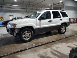 Jeep salvage cars for sale: 2001 Jeep Grand Cherokee Laredo