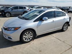 Honda salvage cars for sale: 2012 Honda Civic EXL