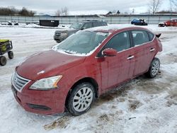 Salvage cars for sale at Columbia Station, OH auction: 2014 Nissan Sentra S