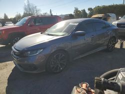 Salvage cars for sale at San Martin, CA auction: 2020 Honda Civic Sport