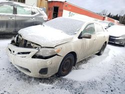 Salvage cars for sale at Montreal Est, QC auction: 2013 Toyota Corolla Base