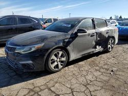 Salvage cars for sale at Dyer, IN auction: 2019 KIA Optima LX