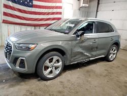 Salvage cars for sale at Lyman, ME auction: 2023 Audi Q5 Premium Plus 45