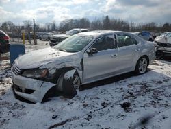 Salvage cars for sale at Chalfont, PA auction: 2014 Volkswagen Passat SEL