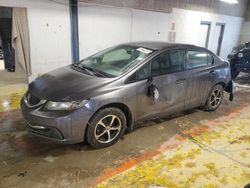 Salvage cars for sale at Indianapolis, IN auction: 2015 Honda Civic SE