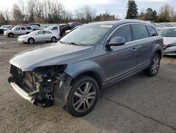 Salvage cars for sale at Portland, OR auction: 2014 Audi Q7 Premium Plus