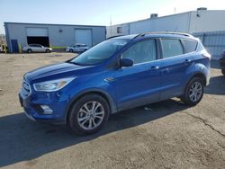 Salvage cars for sale at Vallejo, CA auction: 2018 Ford Escape SE