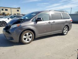 Salvage cars for sale at Wilmer, TX auction: 2013 Toyota Sienna LE