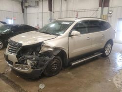 Salvage cars for sale at Franklin, WI auction: 2014 Chevrolet Traverse LT