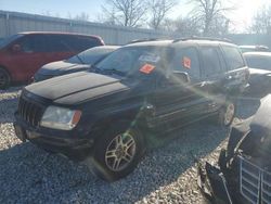 Jeep salvage cars for sale: 1999 Jeep Grand Cherokee Limited