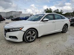 Salvage cars for sale at Opa Locka, FL auction: 2018 Honda Accord EXL