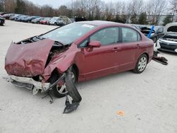 Salvage cars for sale at North Billerica, MA auction: 2010 Honda Civic LX