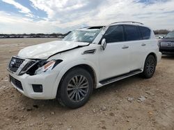 Salvage cars for sale at San Antonio, TX auction: 2019 Nissan Armada Platinum