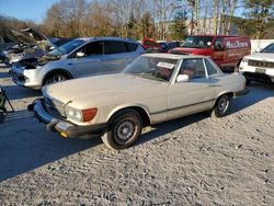 Salvage cars for sale at North Billerica, MA auction: 1985 Mercedes-Benz 380 SL