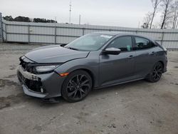 Carros salvage a la venta en subasta: 2018 Honda Civic Sport Touring