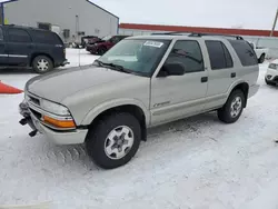 Salvage cars for sale at Rapid City, SD auction: 2002 Chevrolet Blazer