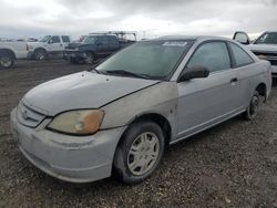 Salvage cars for sale at Houston, TX auction: 2001 Honda Civic LX