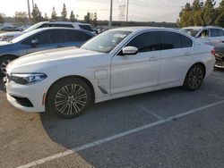 Salvage cars for sale at Rancho Cucamonga, CA auction: 2019 BMW 530E