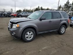 Ford Escape XLT salvage cars for sale: 2012 Ford Escape XLT