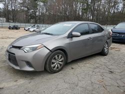 Toyota Corolla L salvage cars for sale: 2016 Toyota Corolla L