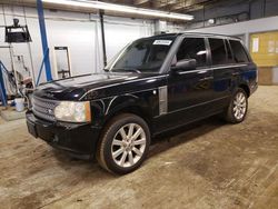 Salvage cars for sale from Copart Wheeling, IL: 2006 Land Rover Range Rover Supercharged