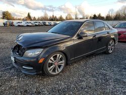 Mercedes-Benz salvage cars for sale: 2011 Mercedes-Benz C 300 4matic