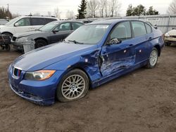 BMW salvage cars for sale: 2007 BMW 323 I