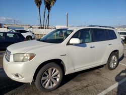 Salvage cars for sale from Copart Van Nuys, CA: 2009 Toyota Highlander Hybrid Limited