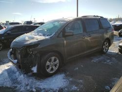 Salvage cars for sale from Copart Indianapolis, IN: 2011 Toyota Sienna LE