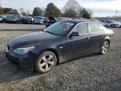 Vehiculos salvage en venta de Copart Mocksville, NC: 2007 BMW 525 XI