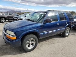 Salvage cars for sale at Las Vegas, NV auction: 2002 Chevrolet Blazer