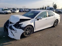 Salvage cars for sale at Rancho Cucamonga, CA auction: 2021 Toyota Camry SE