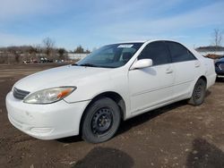 Toyota Camry le Vehiculos salvage en venta: 2002 Toyota Camry LE