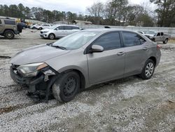 Salvage cars for sale from Copart Fairburn, GA: 2015 Toyota Corolla L