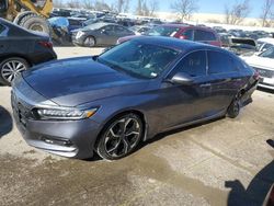 Salvage cars for sale from Copart Bridgeton, MO: 2018 Honda Accord Touring