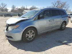 Salvage cars for sale from Copart Wichita, KS: 2011 Honda Odyssey EXL