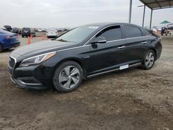 Salvage cars for sale at San Diego, CA auction: 2016 Hyundai Sonata Hybrid