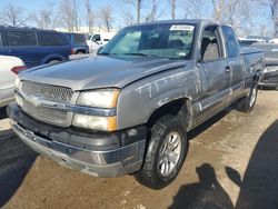 Chevrolet salvage cars for sale: 2003 Chevrolet Silverado K1500