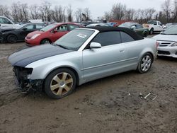 Audi A4 salvage cars for sale: 2006 Audi A4 Quattro