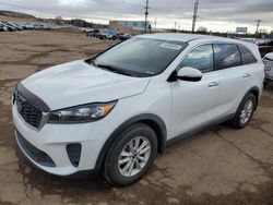 Salvage cars for sale from Copart Colorado Springs, CO: 2019 KIA Sorento L