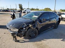 Salvage cars for sale from Copart Miami, FL: 2023 Toyota Corolla LE