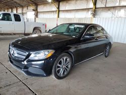 Mercedes-Benz C300 salvage cars for sale: 2016 Mercedes-Benz C300