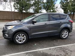 Salvage cars for sale from Copart Rancho Cucamonga, CA: 2019 Ford Escape SE