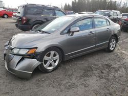 Salvage cars for sale from Copart Leroy, NY: 2008 Honda Civic EX