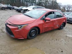 Salvage cars for sale at North Billerica, MA auction: 2021 Toyota Corolla LE