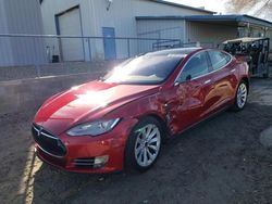 Salvage cars for sale from Copart Albuquerque, NM: 2015 Tesla Model S 85D